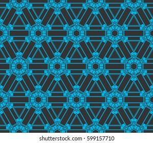 Ornamental seamless pattern. Vector abstract background.