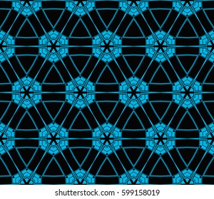 Ornamental seamless pattern. Vector abstract background.
