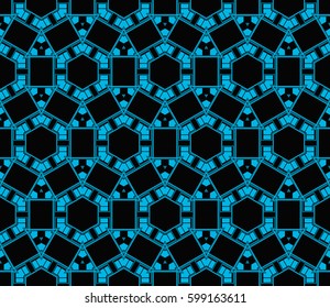 Ornamental seamless pattern. Vector abstract background.