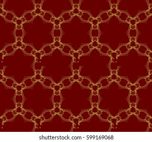 Ornamental seamless pattern. Vector abstract background.