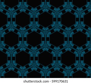 Ornamental seamless pattern. Vector abstract background.