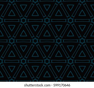 Ornamental seamless pattern. Vector abstract background.