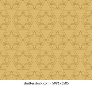 Ornamental seamless pattern. Vector abstract background.