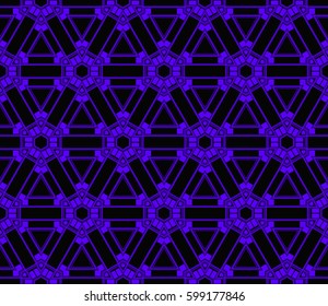 Ornamental seamless pattern. Vector abstract background.