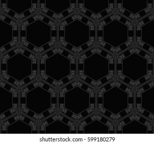 Ornamental seamless pattern. Vector abstract background.