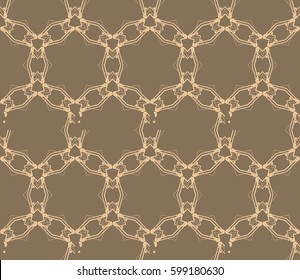 Ornamental seamless pattern. Vector abstract background.