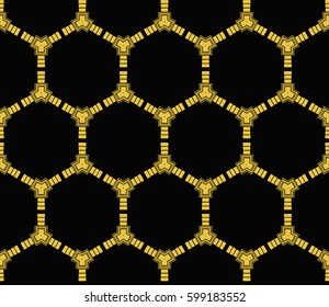 Ornamental seamless pattern. Vector abstract background.