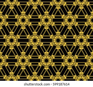 Ornamental seamless pattern. Vector abstract background.