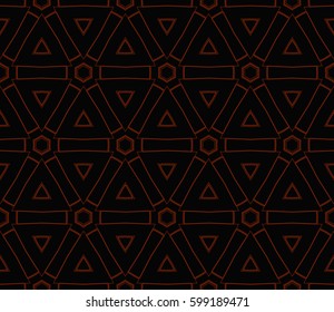 Ornamental seamless pattern. Vector abstract background.
