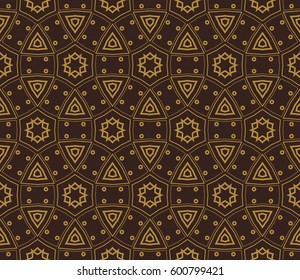 Ornamental seamless pattern. Vector abstract background.