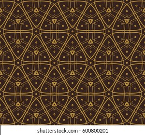 Ornamental seamless pattern. Vector abstract background.