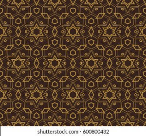 Ornamental seamless pattern. Vector abstract background.