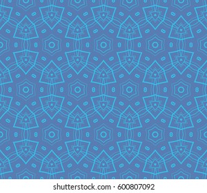 Ornamental seamless pattern. Vector abstract background.