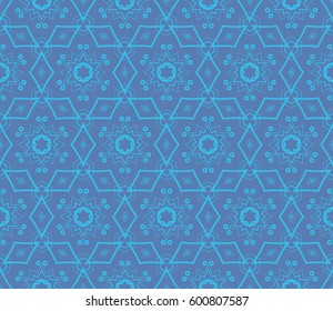 Ornamental seamless pattern. Vector abstract background.