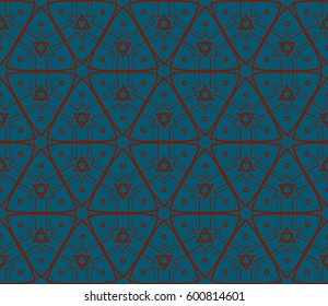 Ornamental seamless pattern. Vector abstract background.