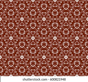 Ornamental seamless pattern. Vector abstract background.