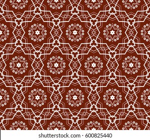 Ornamental seamless pattern. Vector abstract background.
