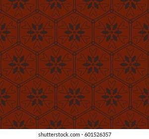 Ornamental seamless pattern. Vector abstract background.