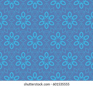 Ornamental seamless pattern. Vector abstract background.
