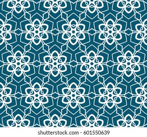 Ornamental seamless pattern. Vector abstract background.