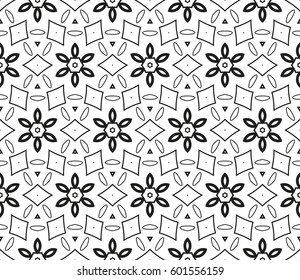 Ornamental seamless pattern. Vector abstract background.