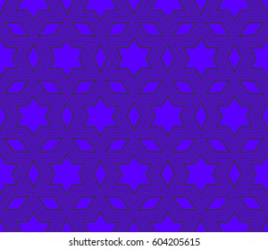 Ornamental seamless pattern. Vector abstract background.