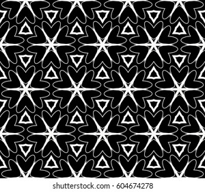 Ornamental seamless pattern. Vector abstract background.