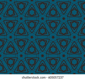 Ornamental seamless pattern. Vector abstract background.
