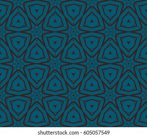 Ornamental seamless pattern. Vector abstract background.