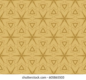 Ornamental seamless pattern. Vector abstract background.