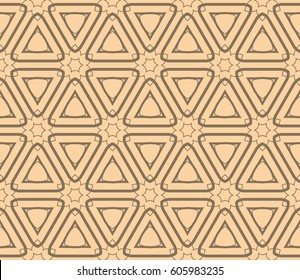 Ornamental seamless pattern. Vector abstract background.