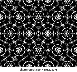 Ornamental seamless pattern. Vector abstract background.