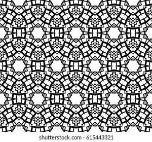 Ornamental seamless pattern. Vector abstract background.