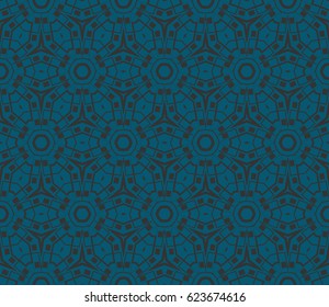 Ornamental seamless pattern. Vector abstract background.