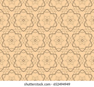 Ornamental seamless pattern. Vector abstract background.