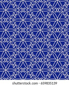 Ornamental seamless pattern. Vector abstract background.