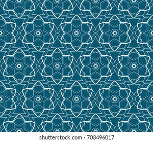 Ornamental seamless pattern. Vector abstract background.