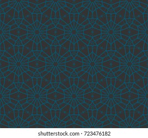 Ornamental seamless pattern. Vector abstract background.