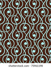 Ornamental seamless ornamental pattern. Vector abstract background.