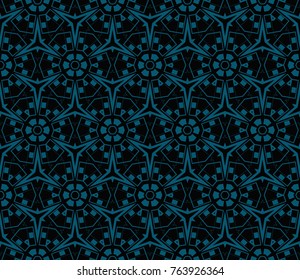 Ornamental seamless pattern. Vector abstract background.