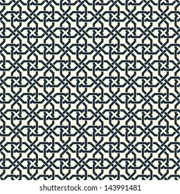 Ornamental seamless pattern. Vector Arabicl background.