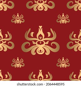 Ornamental seamless pattern vector background