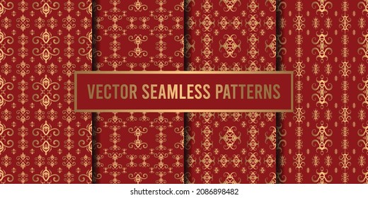 Ornamental seamless pattern vector background