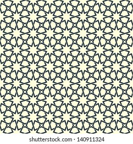 Ornamental seamless pattern. Vector floral background.