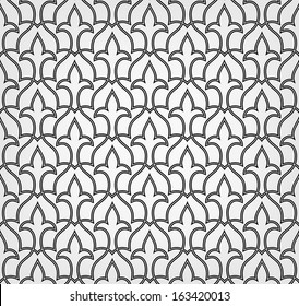 Ornamental seamless pattern. Vector floral background.