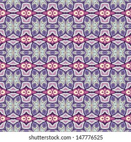 Ornamental seamless pattern. Vector illustration. 