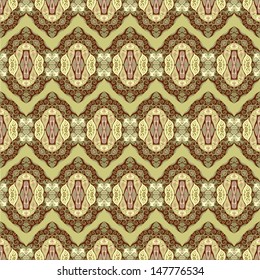 Ornamental seamless pattern. Vector illustration. 