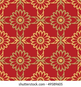 ornamental seamless pattern, vector illustration