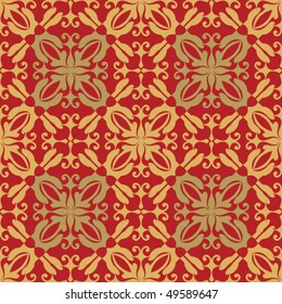 ornamental seamless pattern, vector illustration