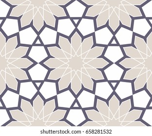 Ornamental seamless pattern. Vector illustration.